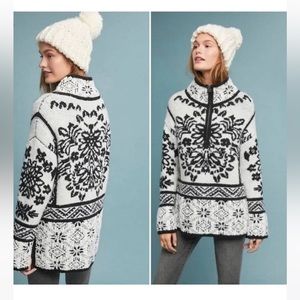 Moth by Anthropologie Alaskan Half-zip Sweater